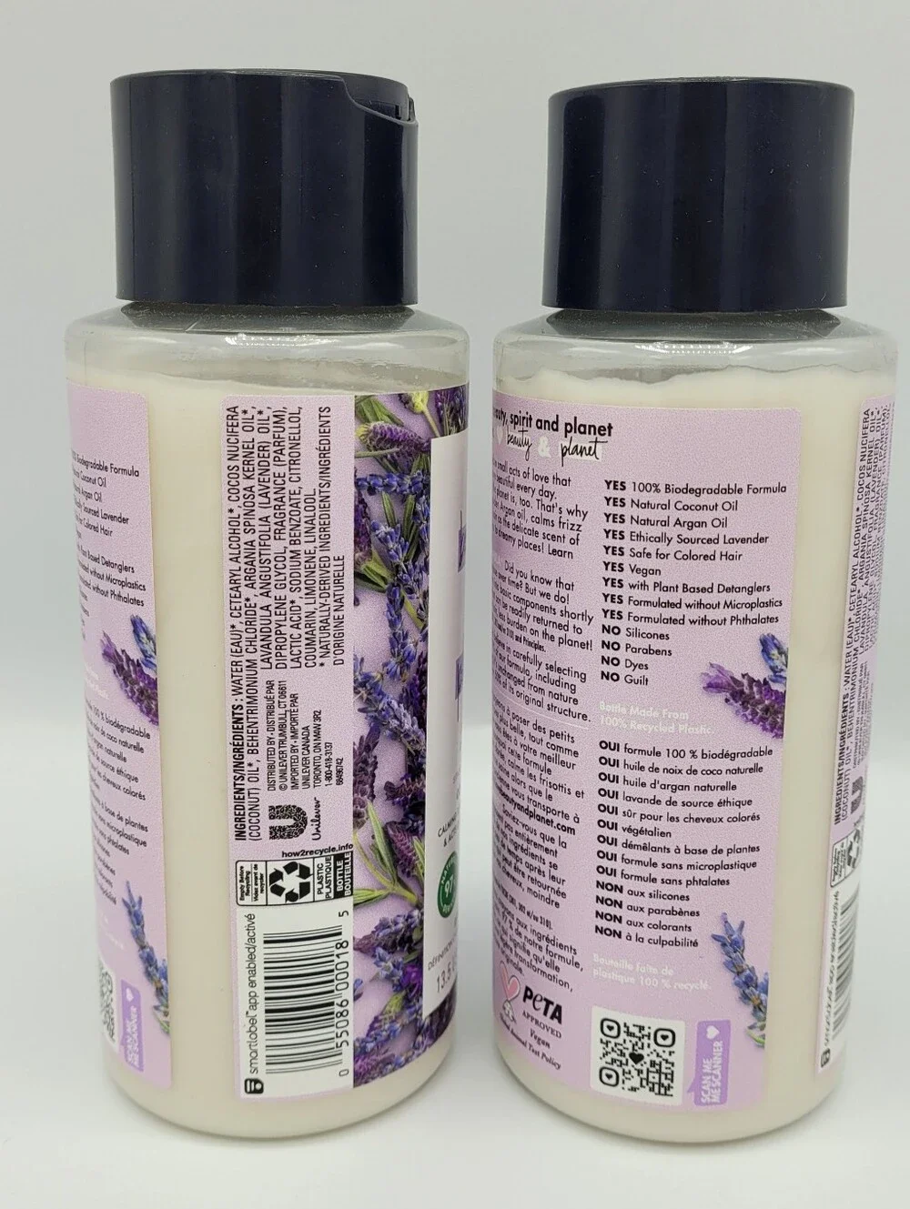 Love Beauty & Planet Conditioner Argan Oil & Lavender 13.5 fl oz Each (2 Pack)